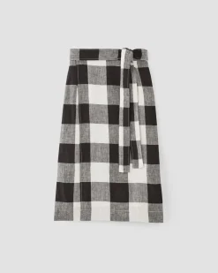 Everlane Shorts & Skirts*The Linen Wrap Skirt