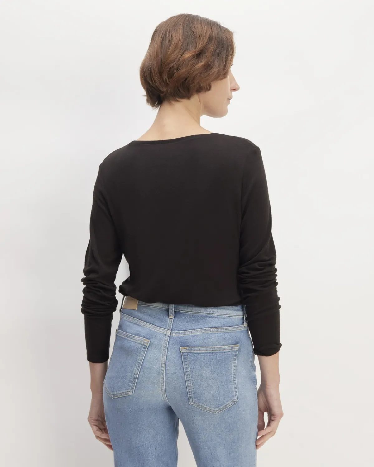 Everlane Tops*The Long-Sleeve Tee in Butterluxe
