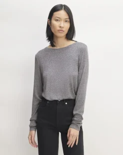Everlane Tops*The Long-Sleeve Tee in Butterluxe