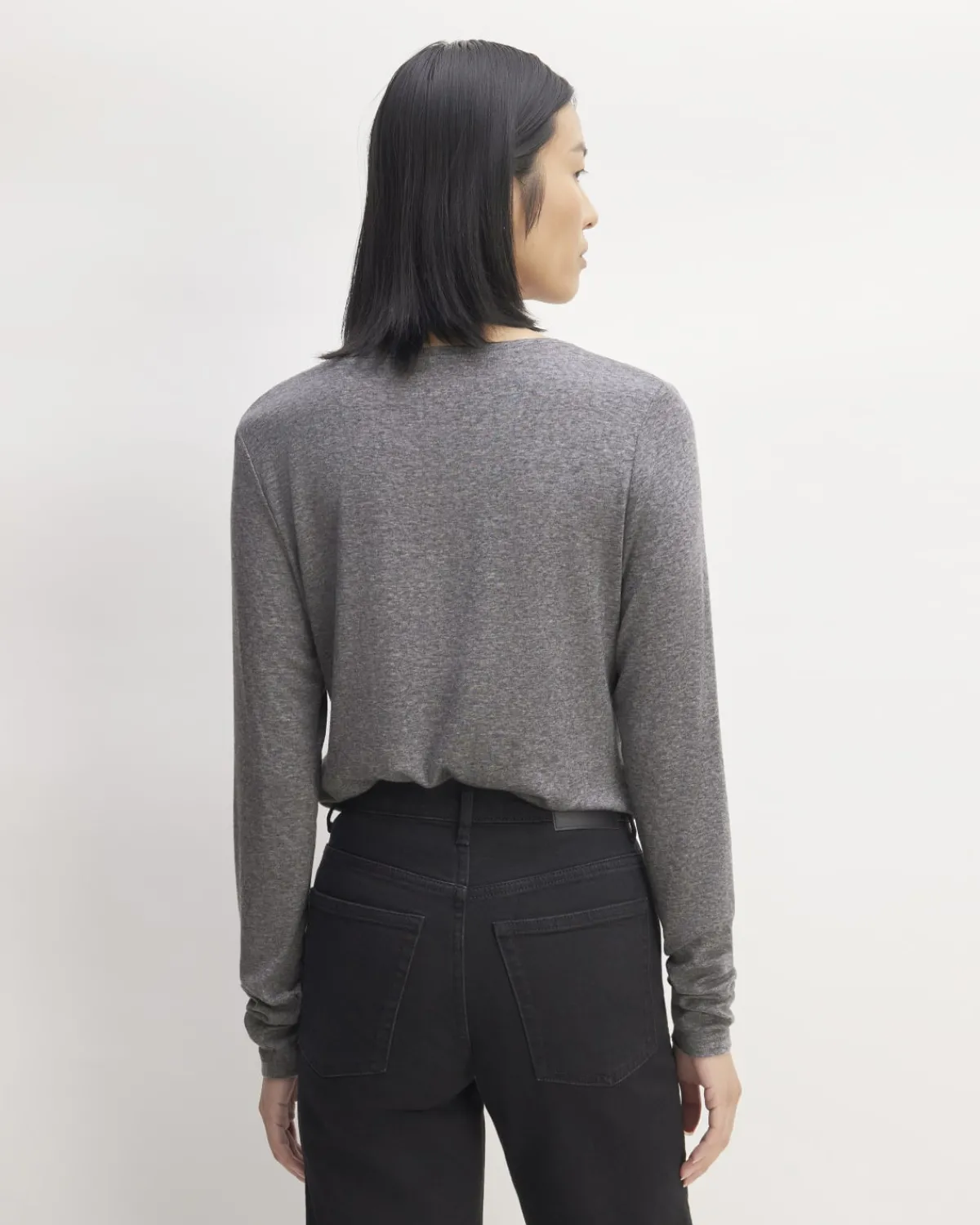 Everlane Tops*The Long-Sleeve Tee in Butterluxe
