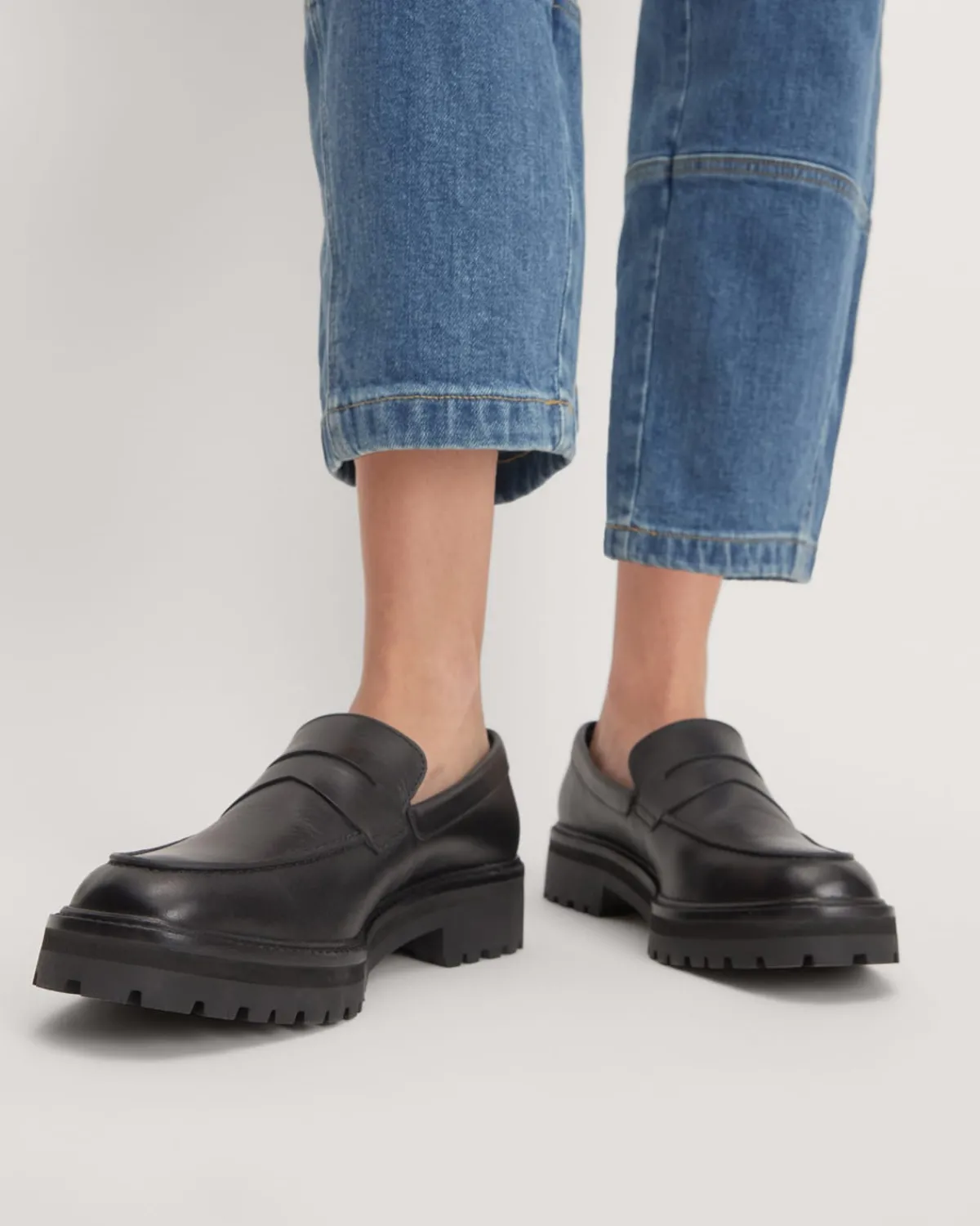 Everlane Shoes|Sneakers*The Lug Loafer Canvas / Lapis Blue / Classic Red