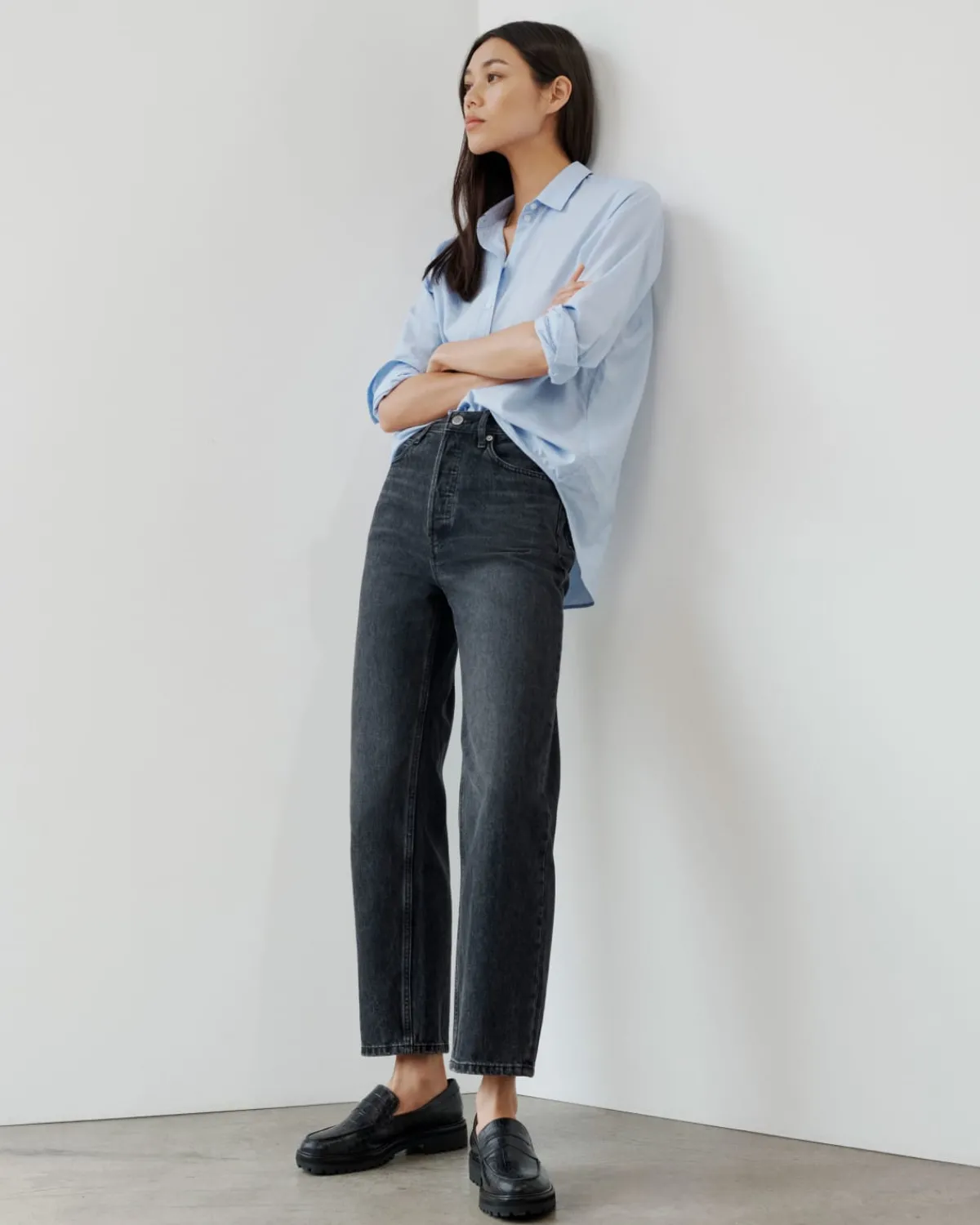 Everlane Shoes|Sneakers*The Lug Loafer Canvas / Lapis Blue / Classic Red