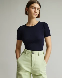 Everlane Tees|Short Sleeve Tees*The Luxe Rib Crew