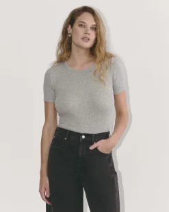 Everlane Tees|Short Sleeve Tees*The Luxe Rib Crew