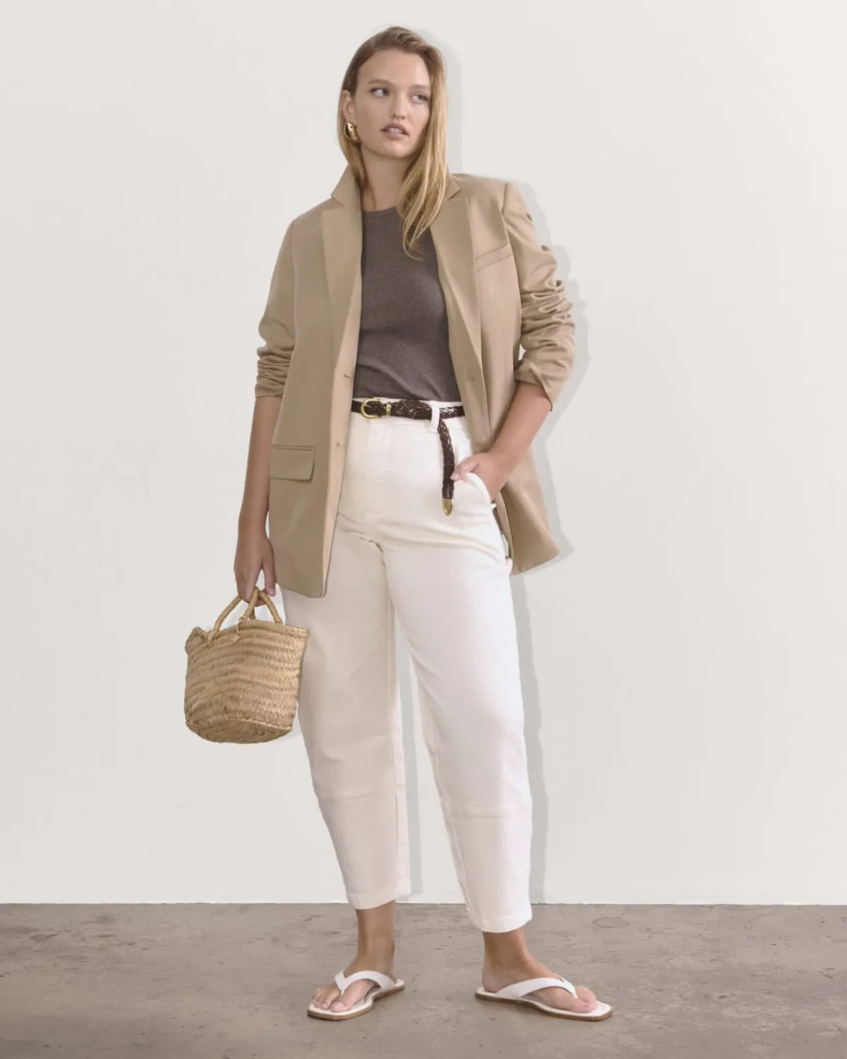 Everlane Tees|Short Sleeve Tees*The Luxe Rib Crew