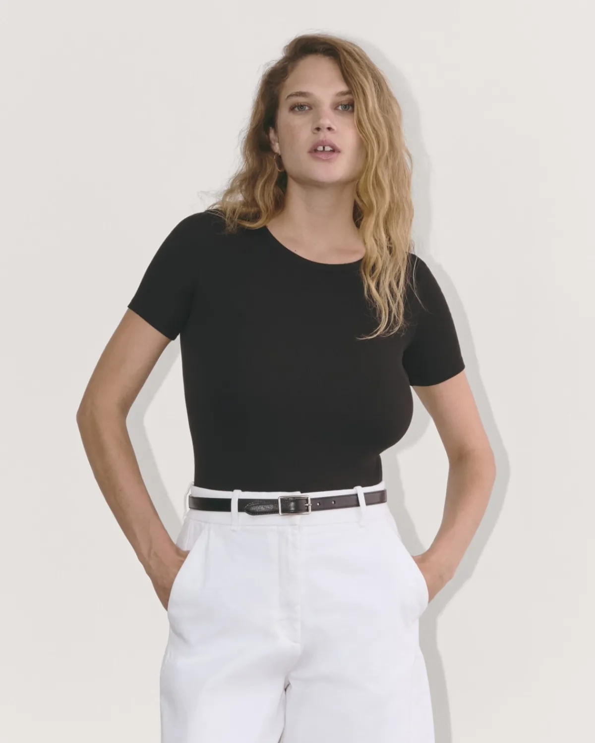 Everlane Tees|Short Sleeve Tees*The Luxe Rib Crew