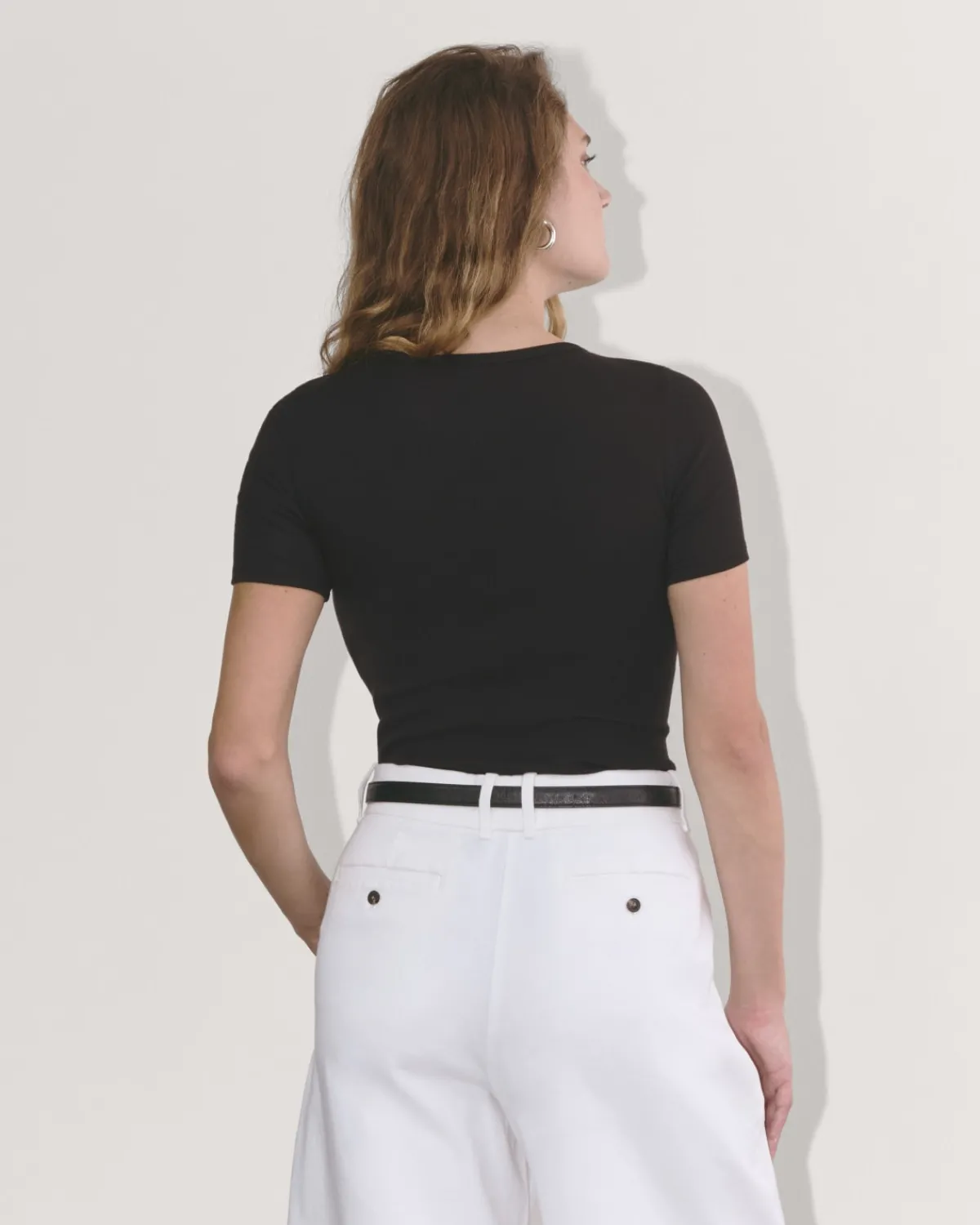 Everlane Tees|Short Sleeve Tees*The Luxe Rib Crew
