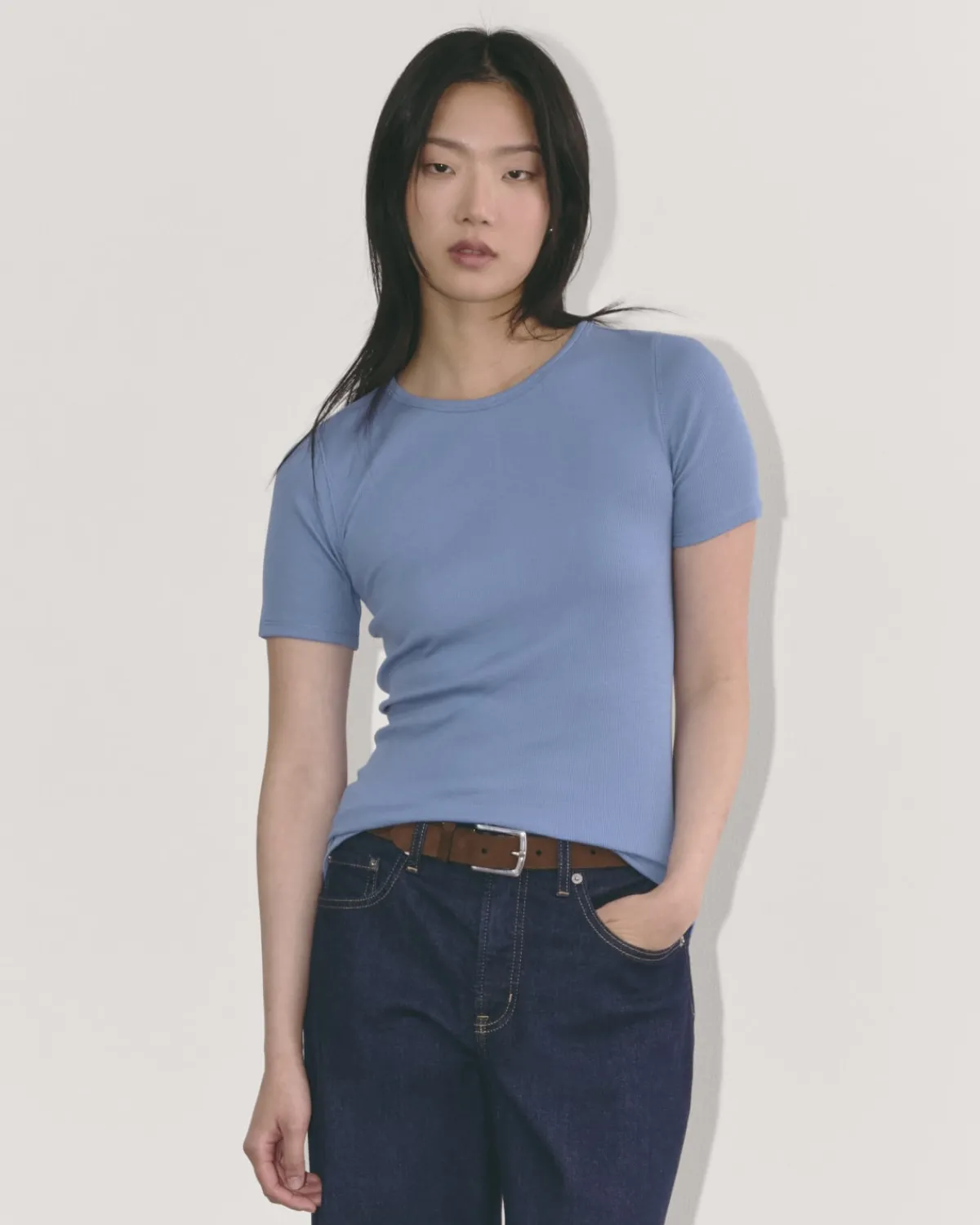 Everlane Tees|Short Sleeve Tees*The Luxe Rib Crew