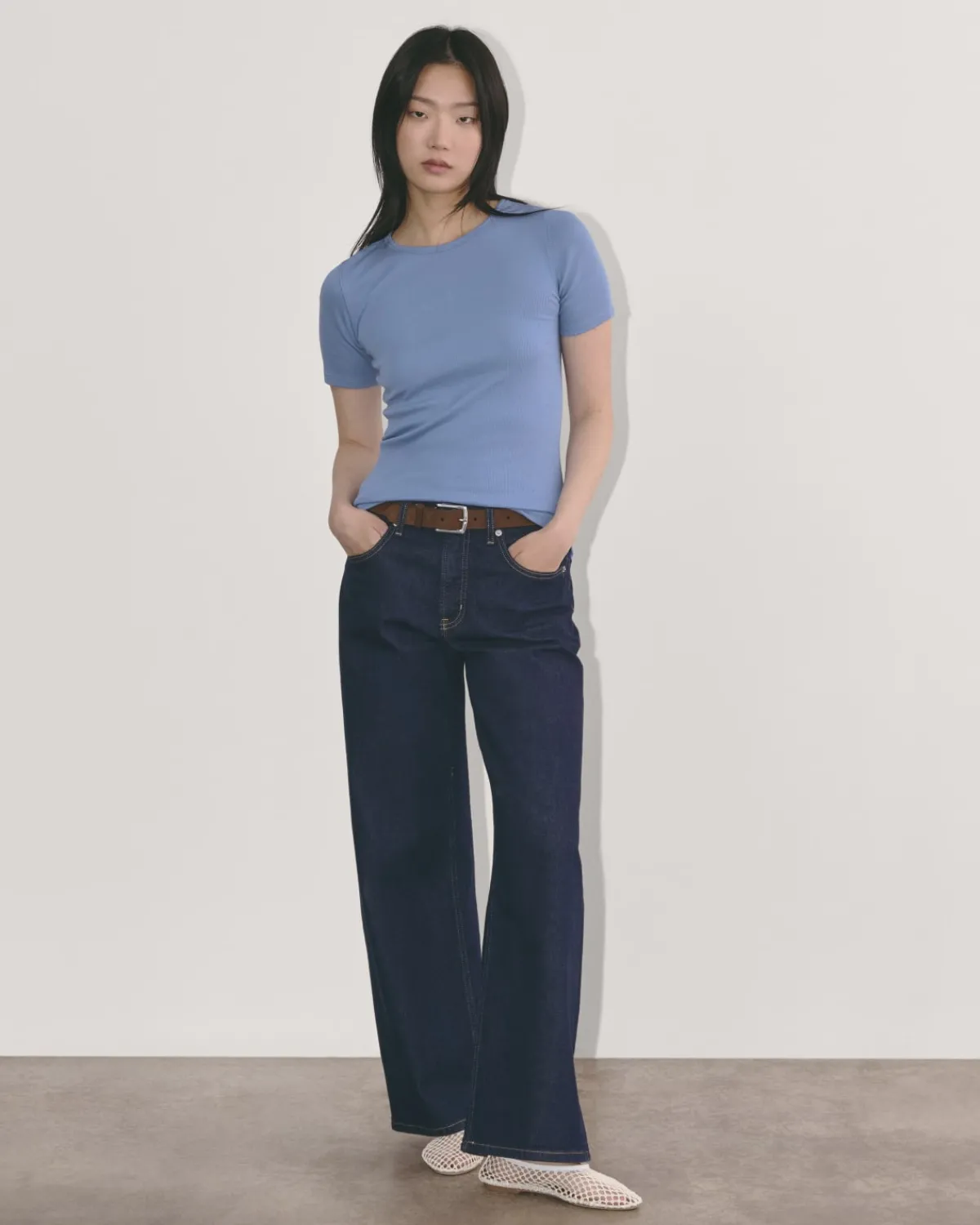 Everlane Tees|Short Sleeve Tees*The Luxe Rib Crew