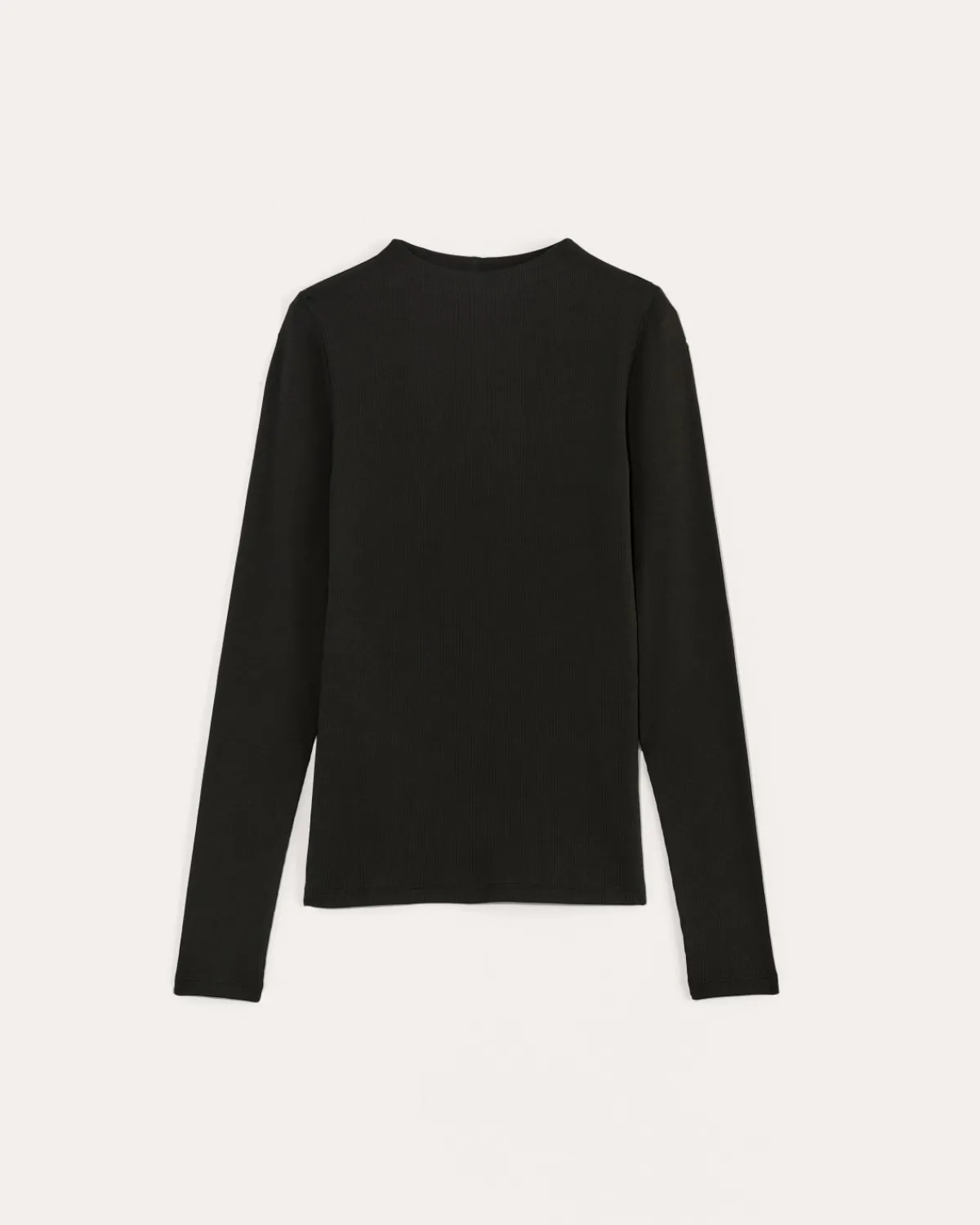 Everlane Tees|Long Sleeve Tees*The Luxe Rib Funnel-Neck Tee