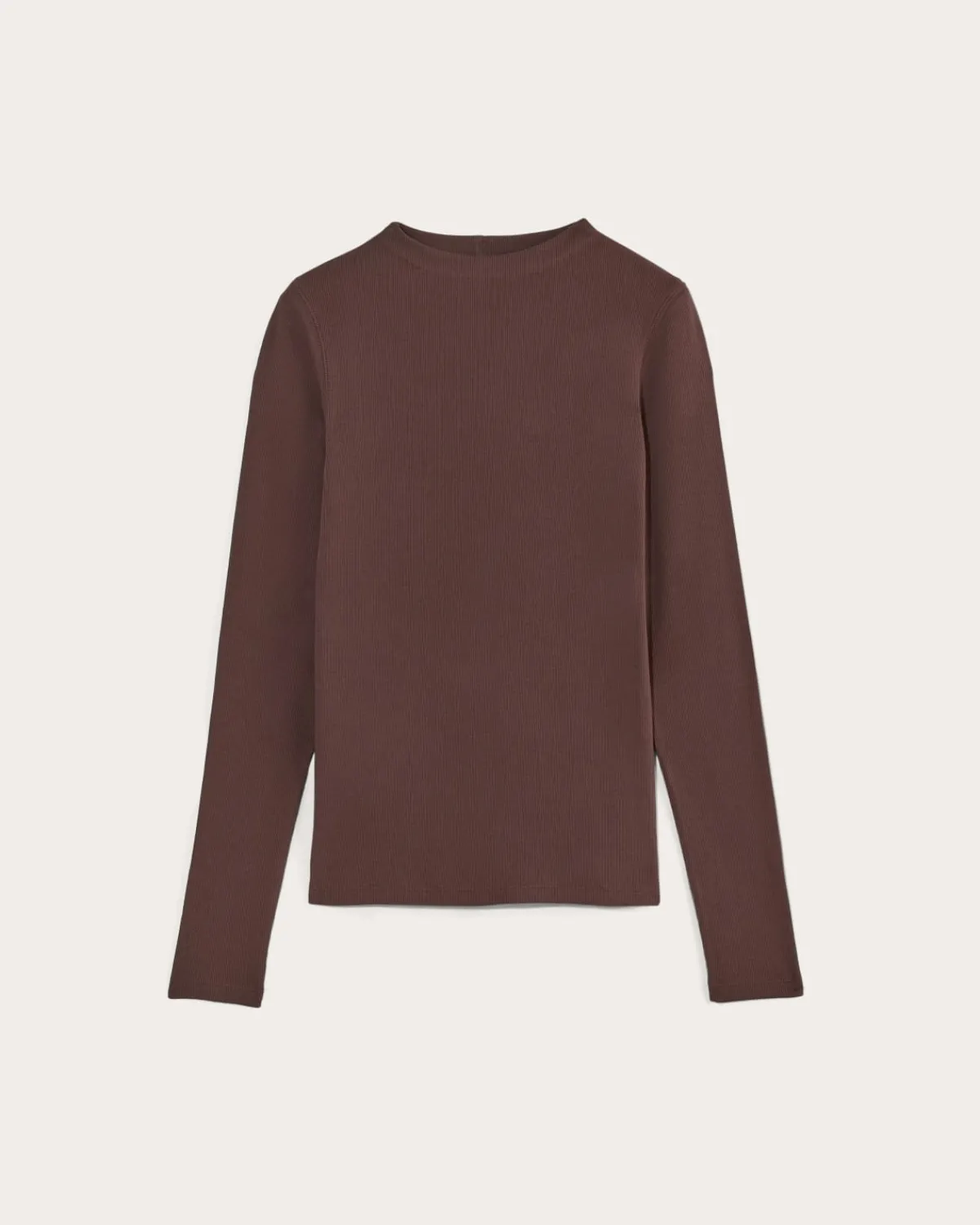 Everlane Tees|Long Sleeve Tees*The Luxe Rib Funnel-Neck Tee