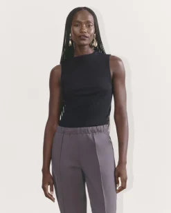 Everlane Tees|Tank Tops*The Luxe Rib Funnel-Neck Tank