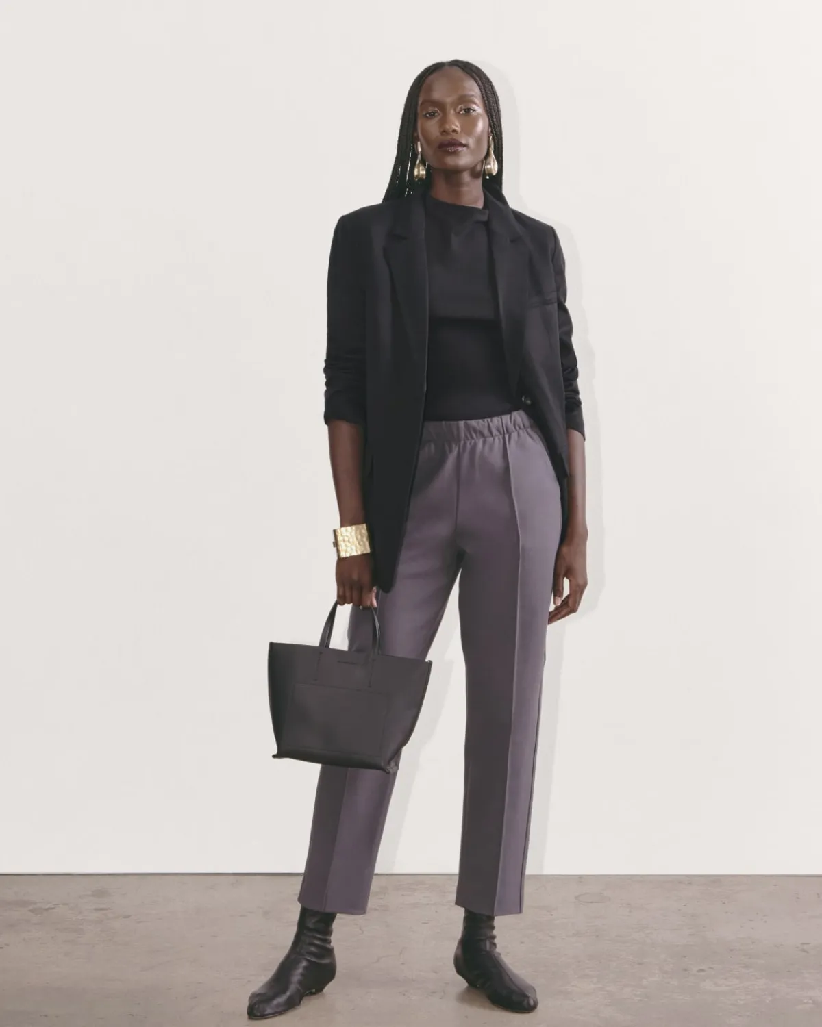 Everlane Tees|Tank Tops*The Luxe Rib Funnel-Neck Tank
