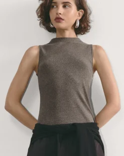 Everlane Tees|Tank Tops*The Luxe Rib Funnel-Neck Tank
