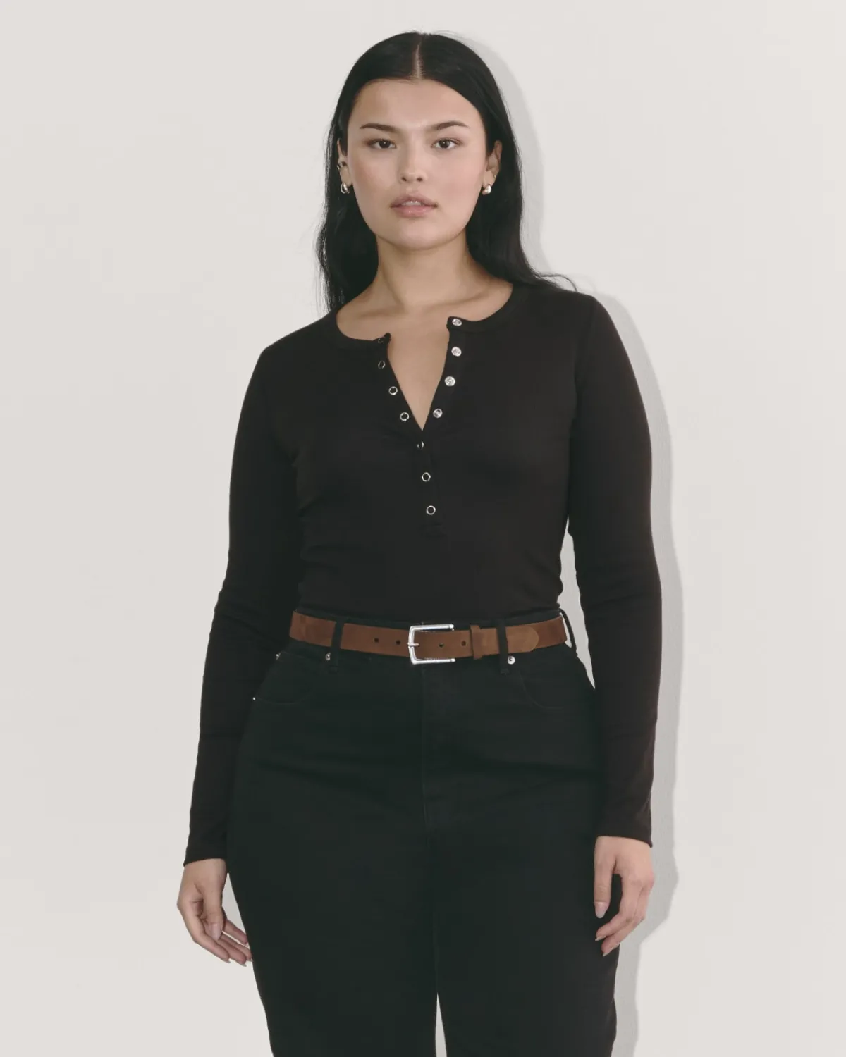 Everlane Tees|Long Sleeve Tees*The Luxe Rib Henley