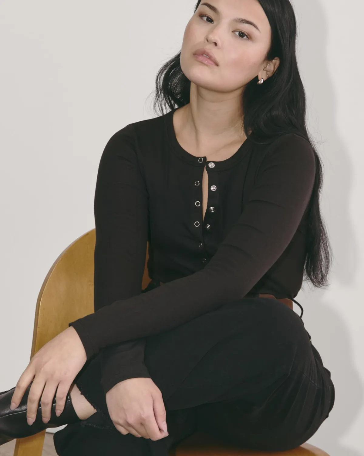 Everlane Tees|Long Sleeve Tees*The Luxe Rib Henley