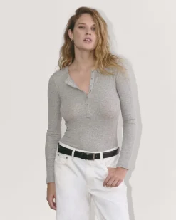 Everlane Tees|Long Sleeve Tees*The Luxe Rib Henley