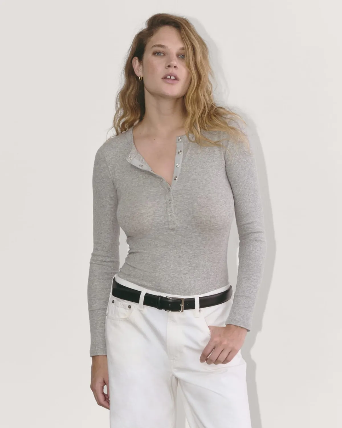 Everlane Tees|Long Sleeve Tees*The Luxe Rib Henley