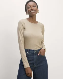 Everlane Tops|Tees*The Luxe Rib Long-Sleeve Crew