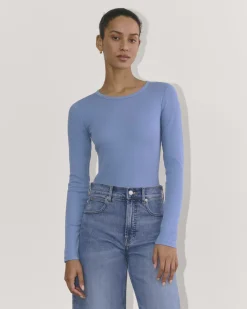 Everlane Tops|Tees*The Luxe Rib Long-Sleeve Crew