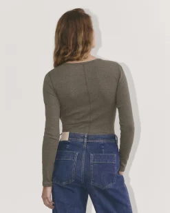 Everlane Tops|Tees*The Luxe Rib Long-Sleeve Crew