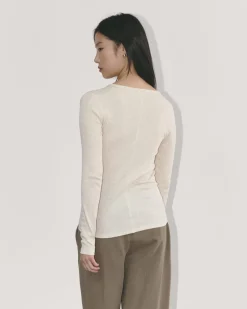 Everlane Tops|Tees*The Luxe Rib Long-Sleeve Crew