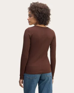 Everlane Tops|Tees*The Luxe Rib Long-Sleeve Crew