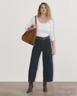 Everlane Tees|Long Sleeve Tees*The Luxe Rib Long-Sleeve Scoop-Neck Tee