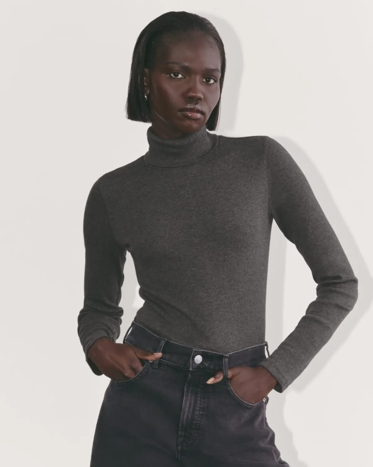 Everlane Tops|Tees*The Luxe Rib Turtleneck