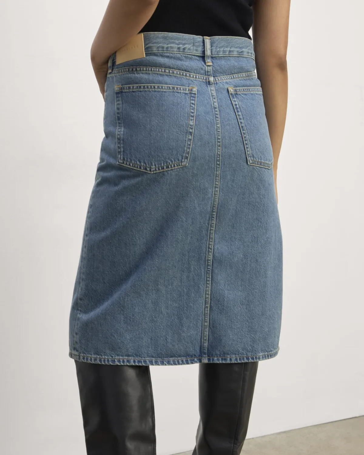 Everlane Shorts & Skirts|Jeans*The Mid-Way Skirt Deep Atlantic