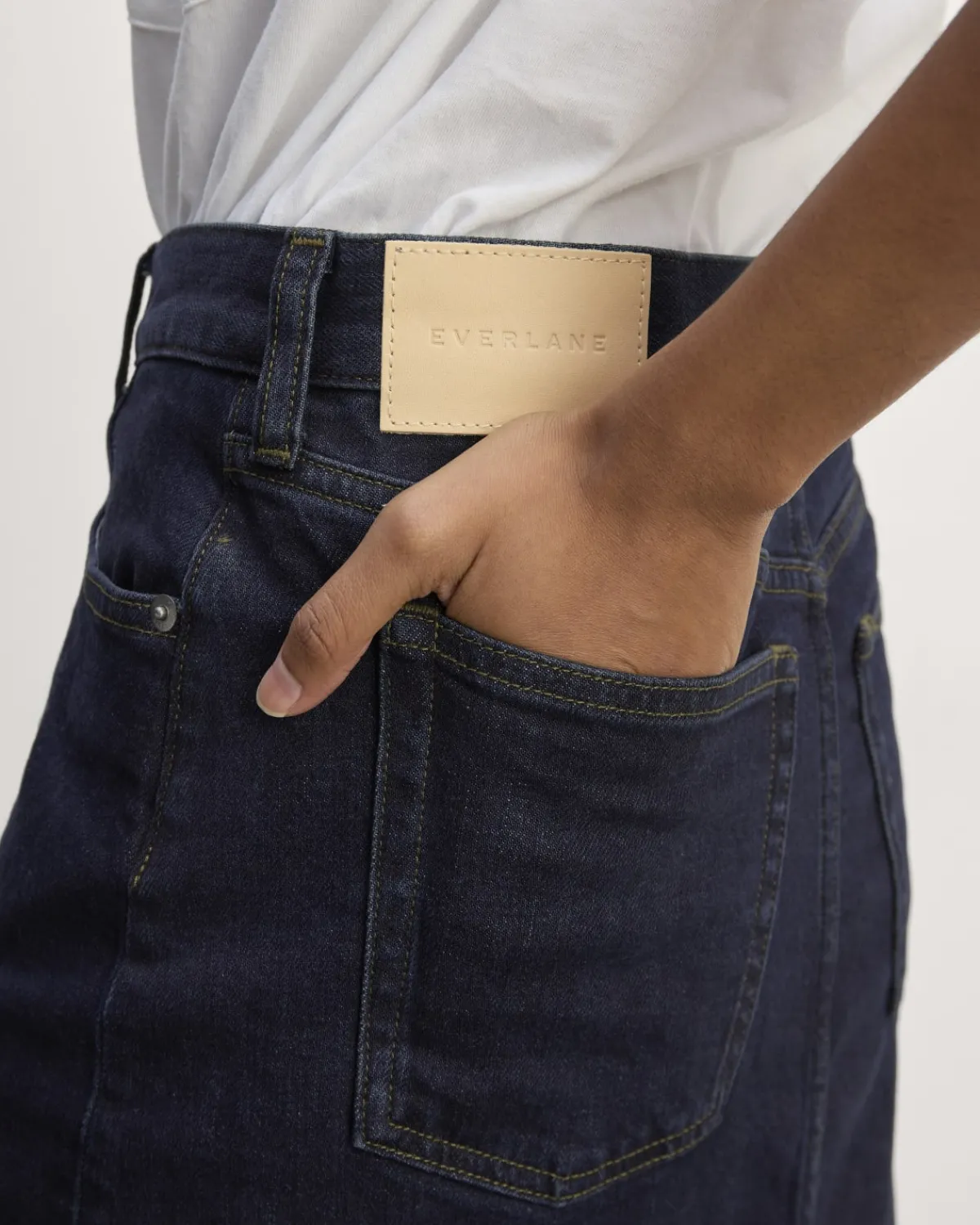 Everlane Shorts & Skirts|Jeans*The Mid-Way Skirt Deep Atlantic