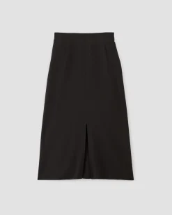 Everlane Shorts & Skirts|Jeans*The Mini Jacquard Stripe Slip Skirt Tumbled Black