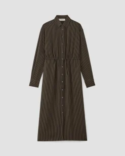 Everlane Dresses*The Mini Jacquard Stripe Shirt Dress