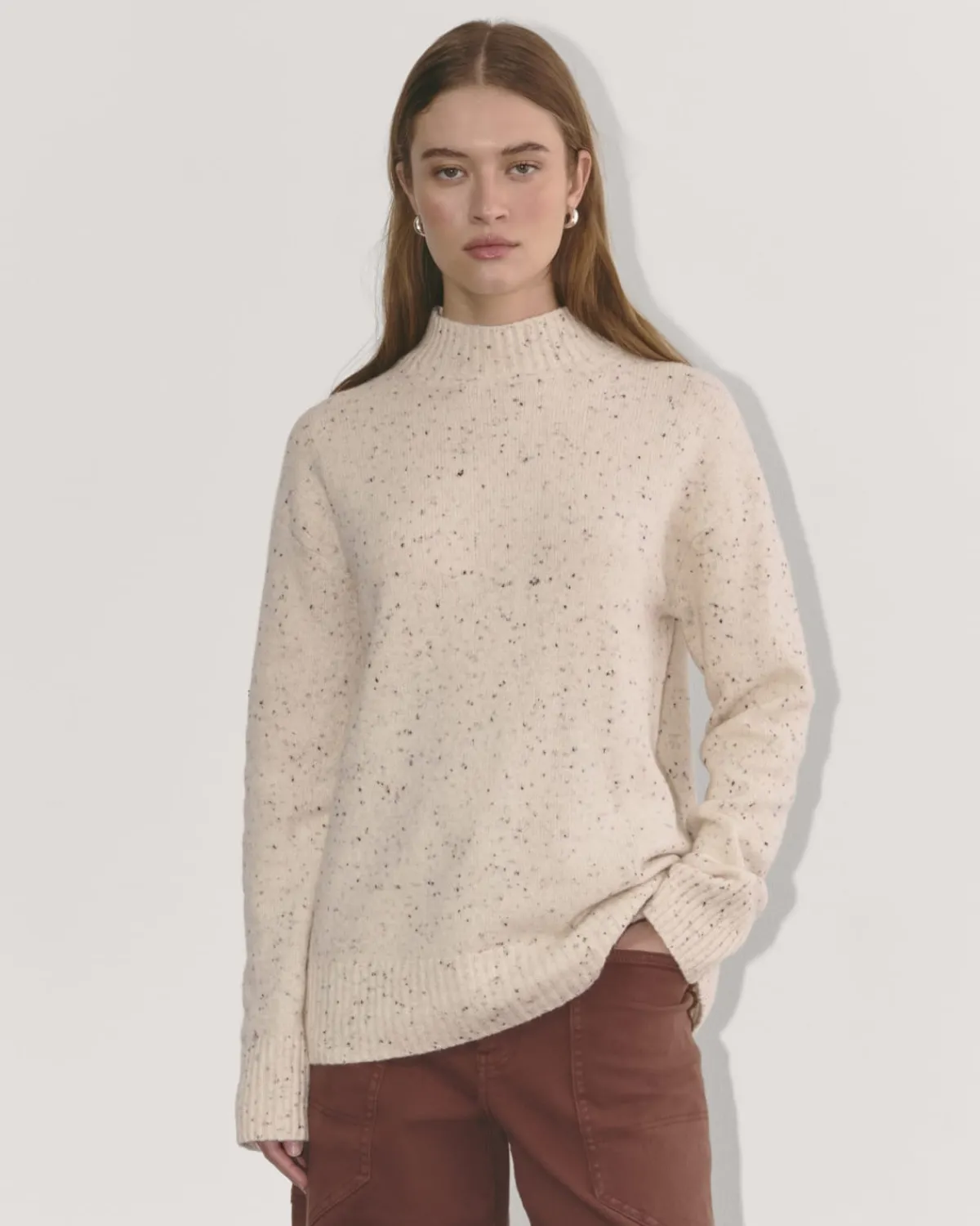 Everlane Sweaters*The Mockneck Sweater in Plush Cotton