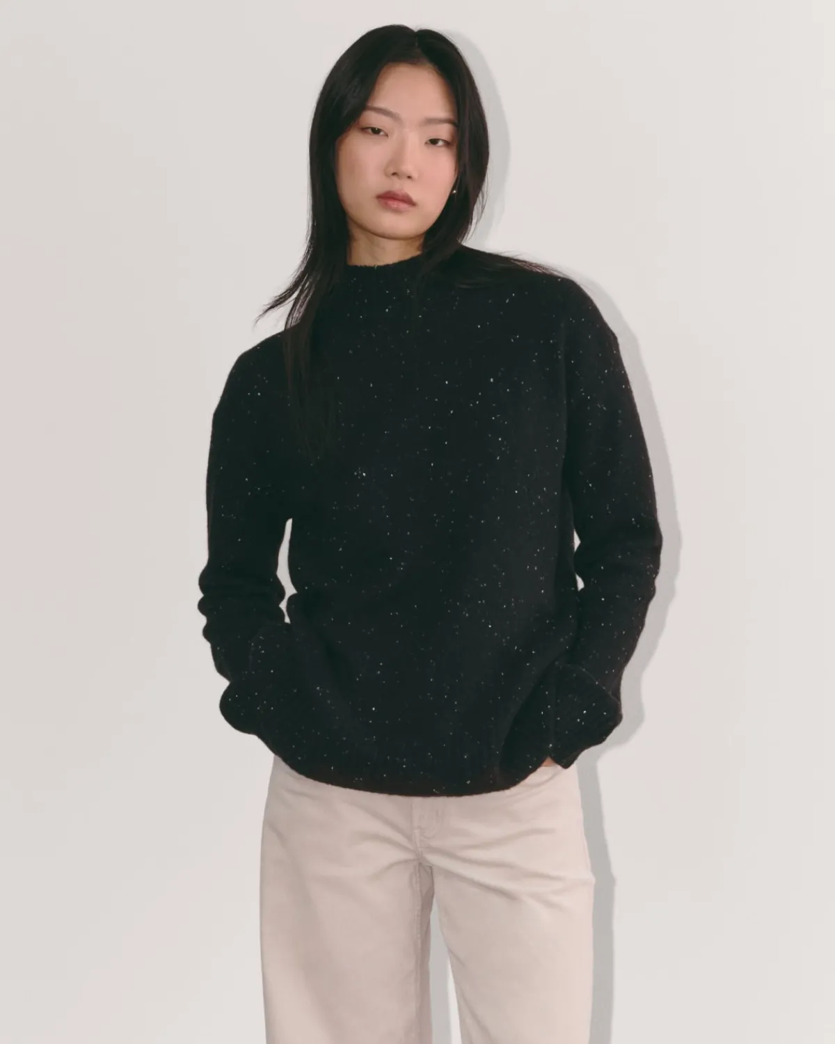 Everlane Sweaters*The Mockneck Sweater in Plush Cotton