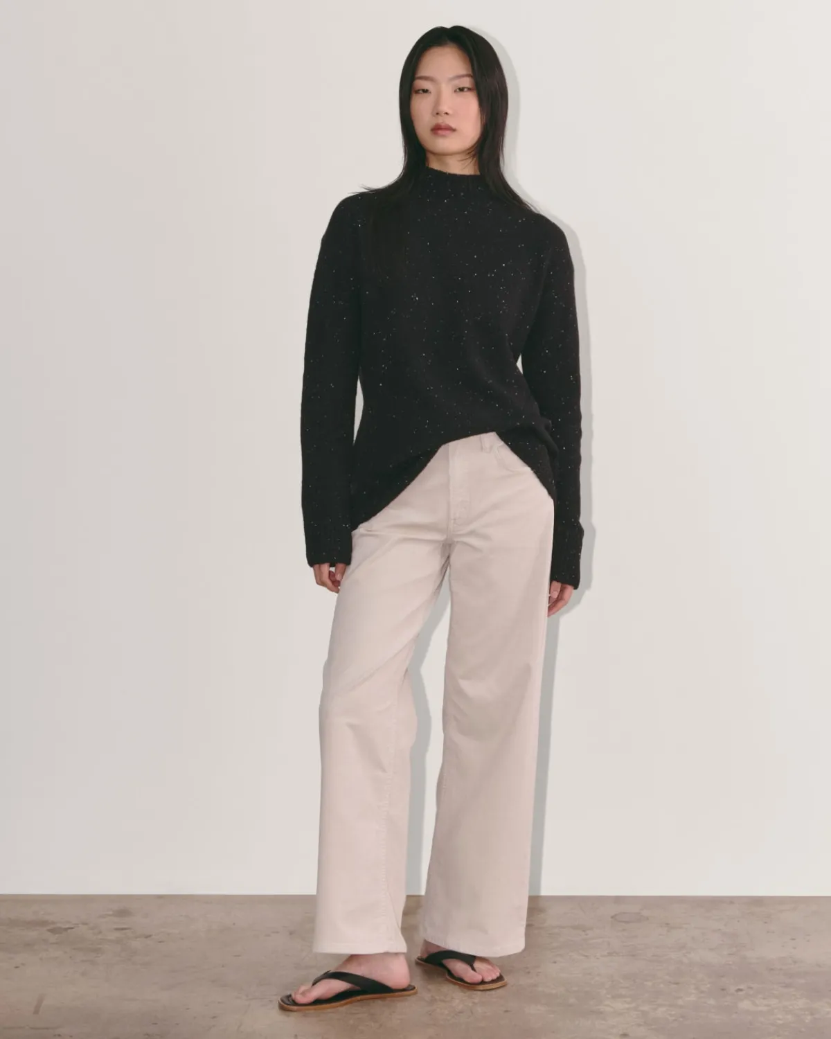 Everlane Sweaters*The Mockneck Sweater in Plush Cotton