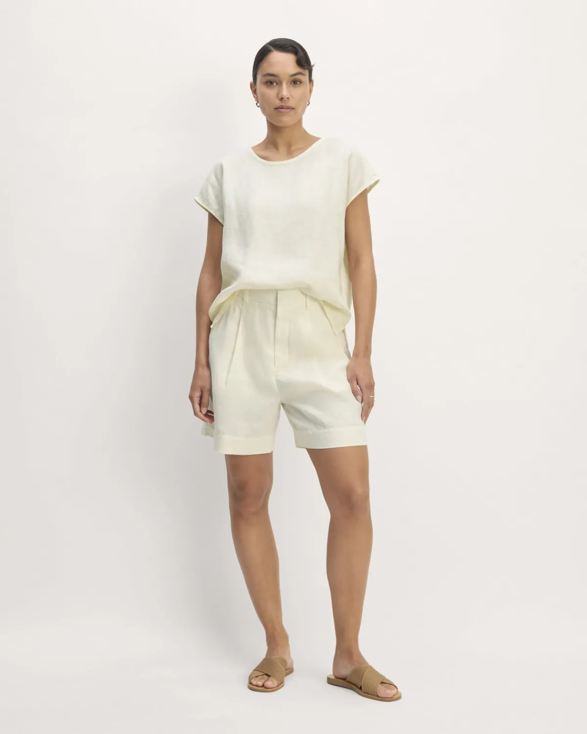 Everlane Tops*The Muscle Top in Linen