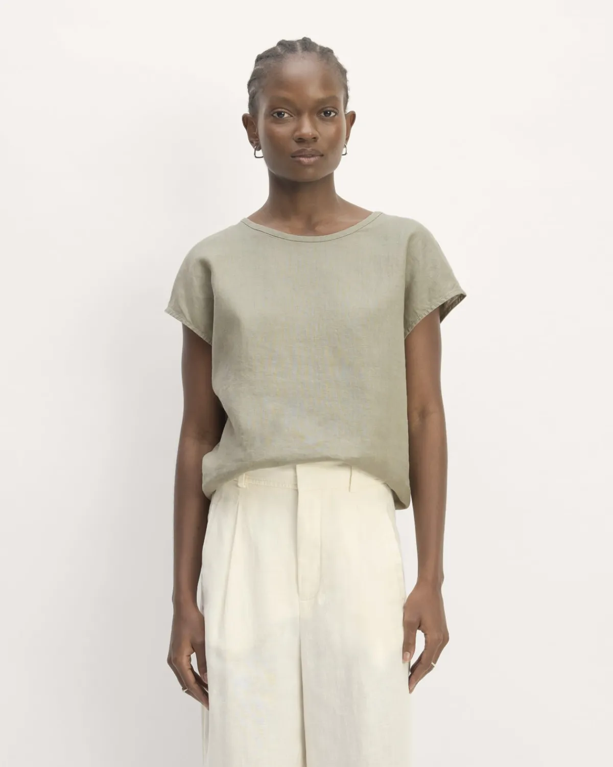 Everlane Tops*The Muscle Top in Linen