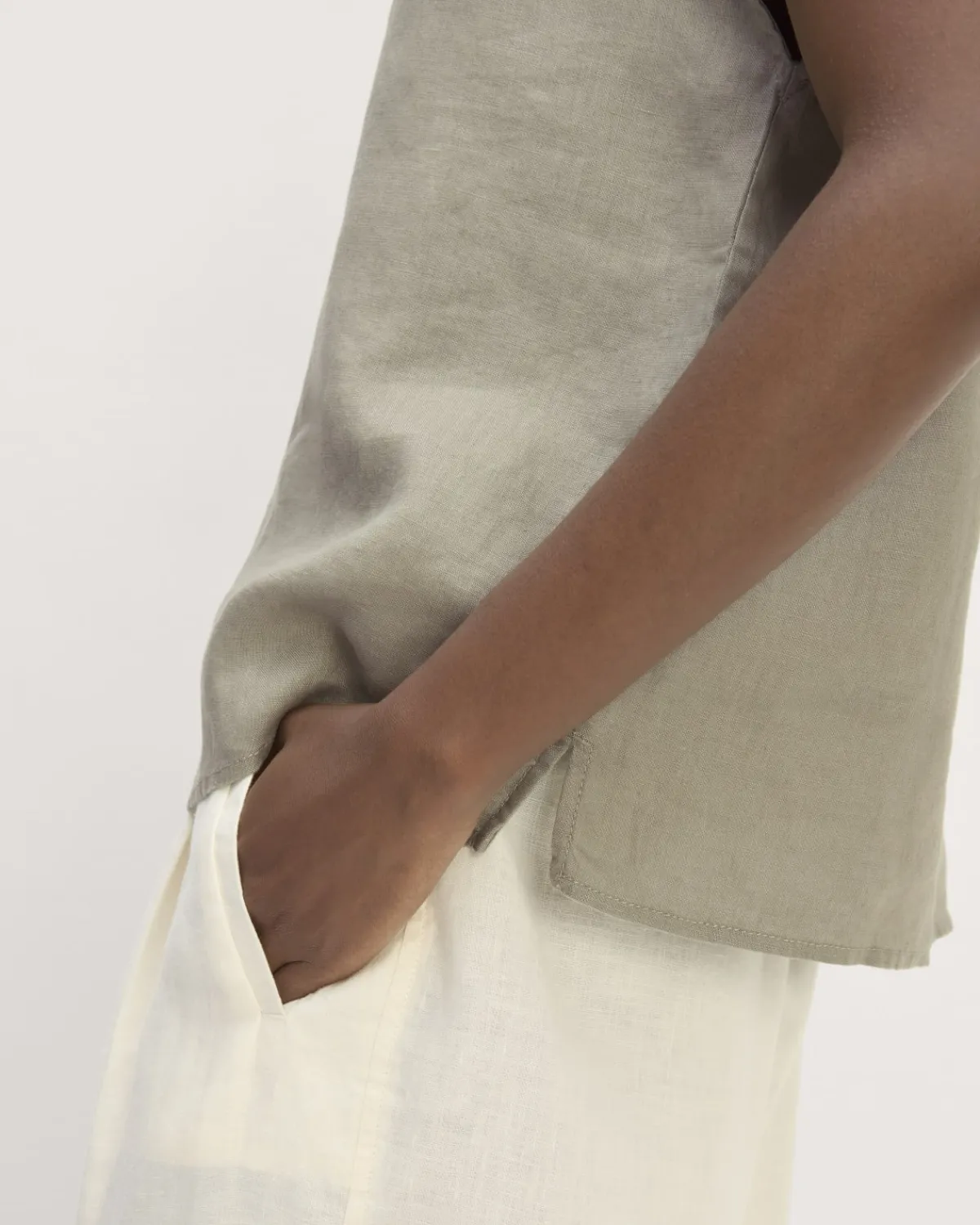 Everlane Tops*The Muscle Top in Linen