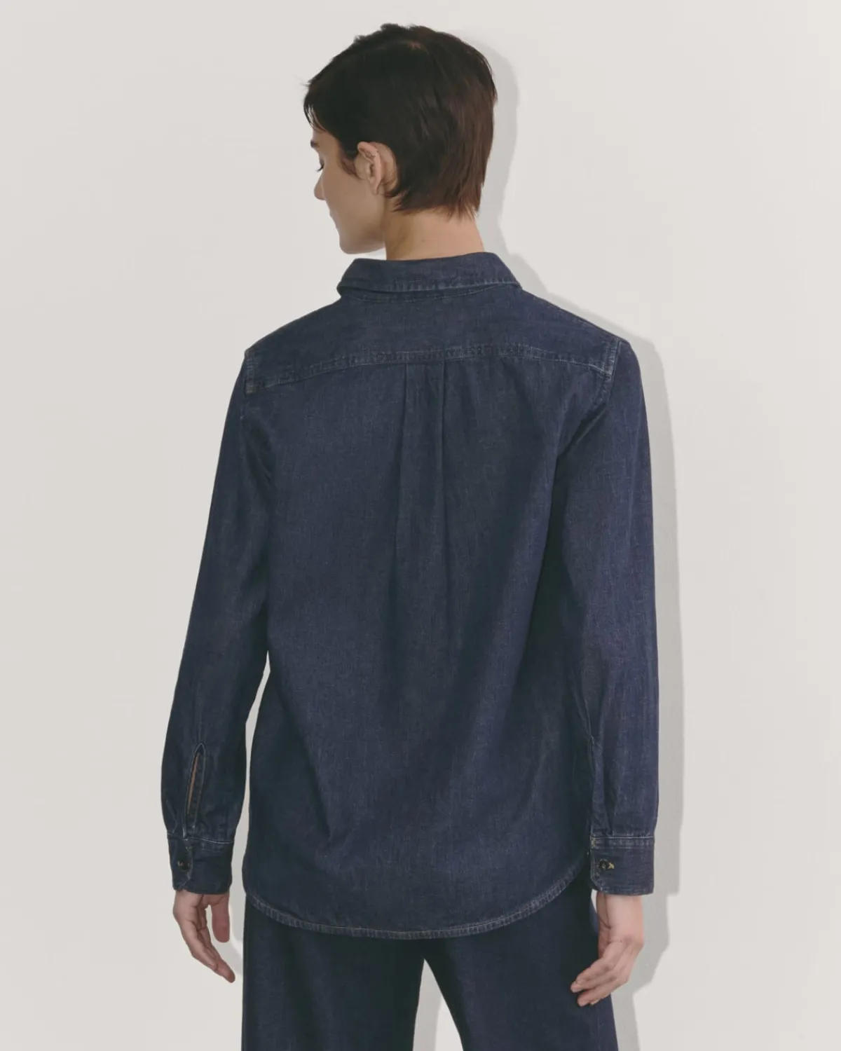 Everlane Jeans|Denim Shirts & Jackets*The Must-Have Shirt in Denim Dark Indigo