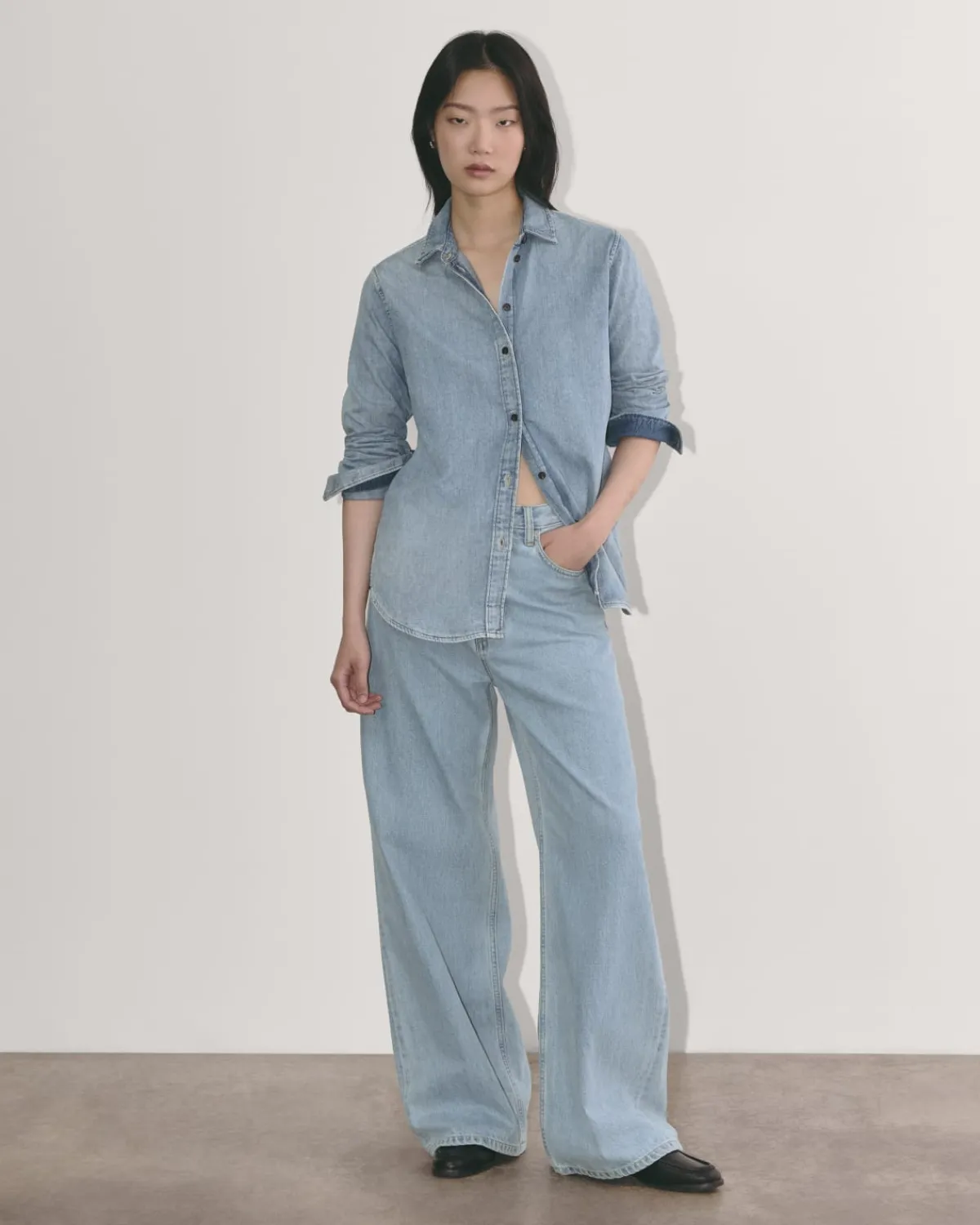 Everlane Jeans|Denim Shirts & Jackets*The Must-Have Shirt in Denim Dark Indigo