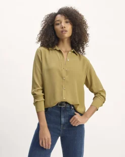 Everlane Tops*The Must-Have Shirt in Washable Silk