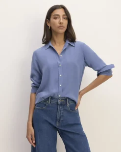 Everlane Tops*The Must-Have Shirt in Washable Silk