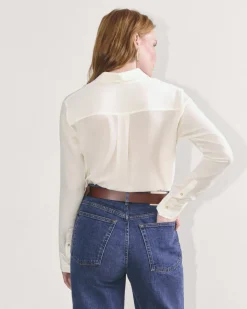 Everlane Tops*The Must-Have Shirt in Washable Silk