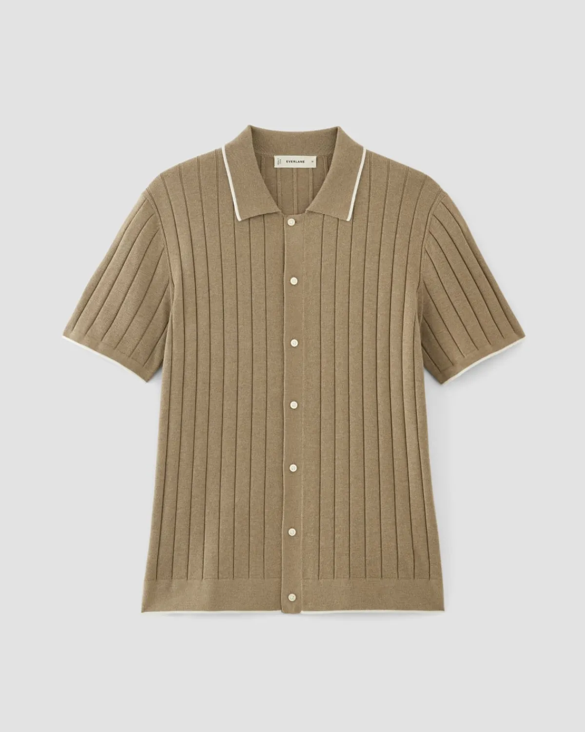 Everlane Sweaters|Turtleneck Sweaters*The No-Sweat Button-Down Polo Heathered Canvas