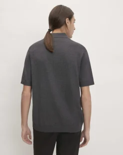 Everlane Sweaters|Turtleneck Sweaters*The No-Sweat Polo Heather Ash