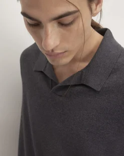 Everlane Sweaters|Turtleneck Sweaters*The No-Sweat Polo Heather Ash