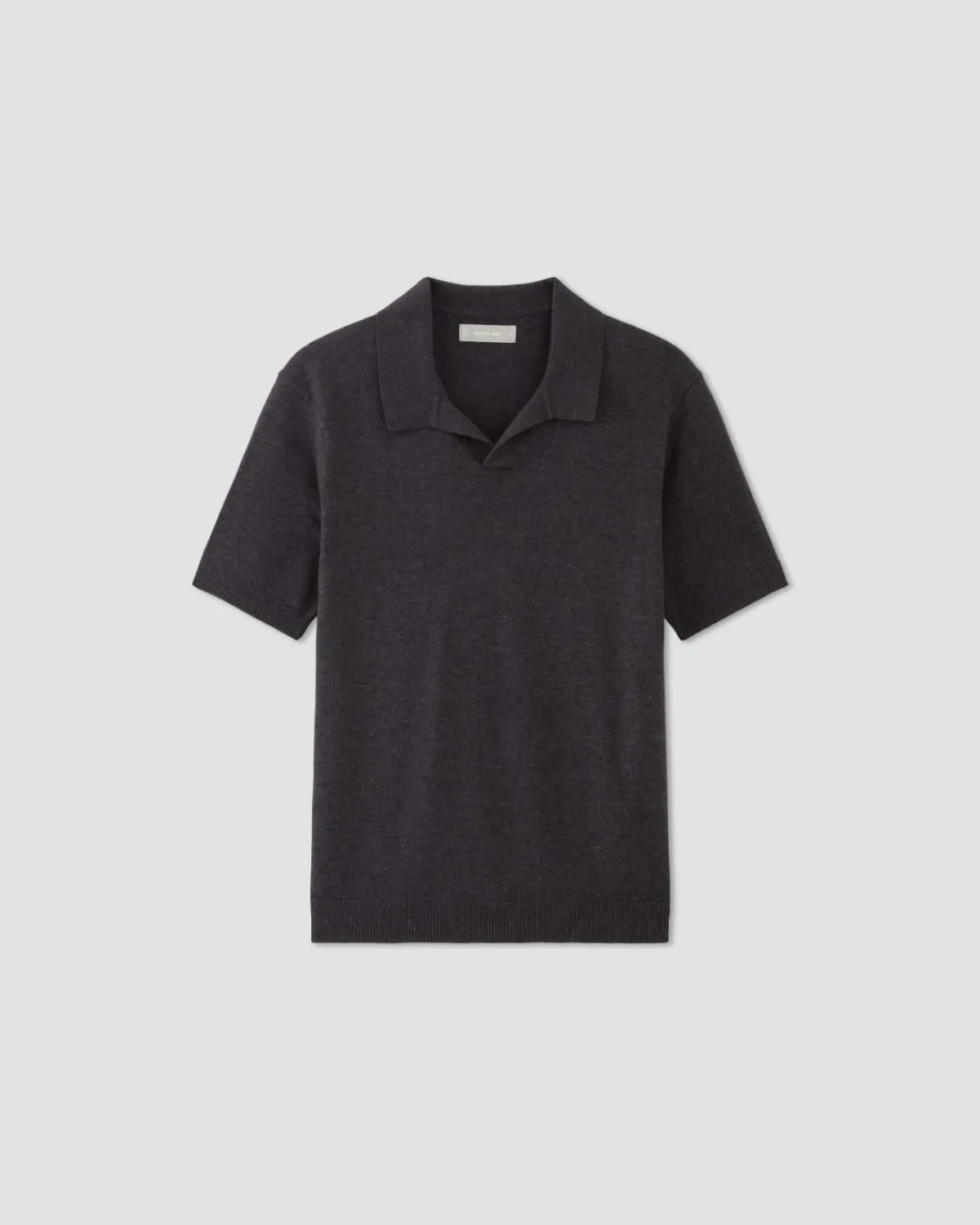 Everlane Sweaters|Turtleneck Sweaters*The No-Sweat Polo Heather Ash