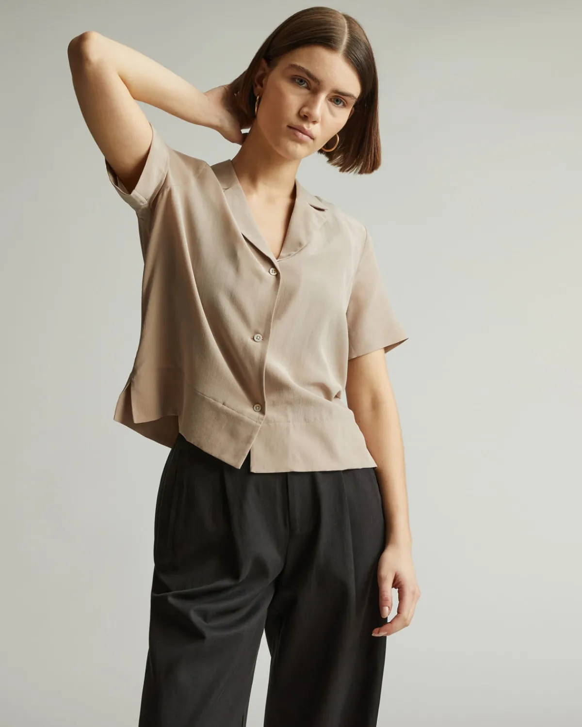 Everlane Tops*The Notch Shirt in Washable Silk