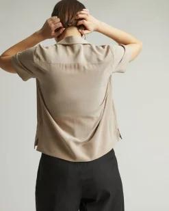 Everlane Tops*The Notch Shirt in Washable Silk